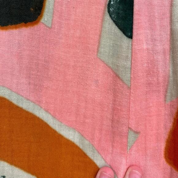 Bel Kazan Anthropologie Odine Arches Jumpsuit Abstract Colorful Crème Brulee XS - Picture 7 of 16